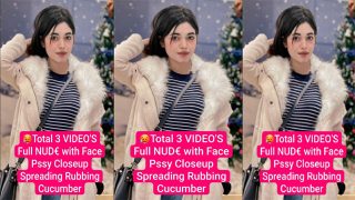 Beautiful Snapchat Influencer – Latest Most Exclusive – Viral Stuff Videos Ft. Full Nude with Face – Pssy Closeup Spreading Rubbing Cucumber