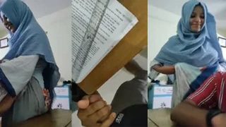 Hijabi School Girl Fucking With Teacher Class Room –  Tight Indian Pussy